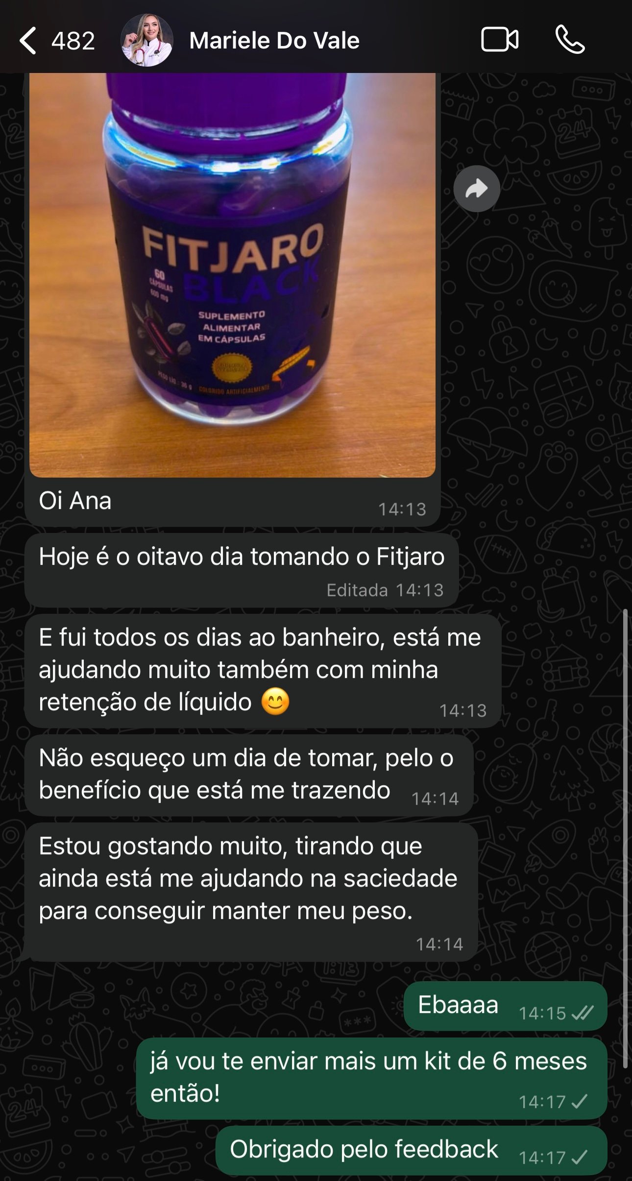 Resultado Real FitJaro Black - Antes e Depois 3