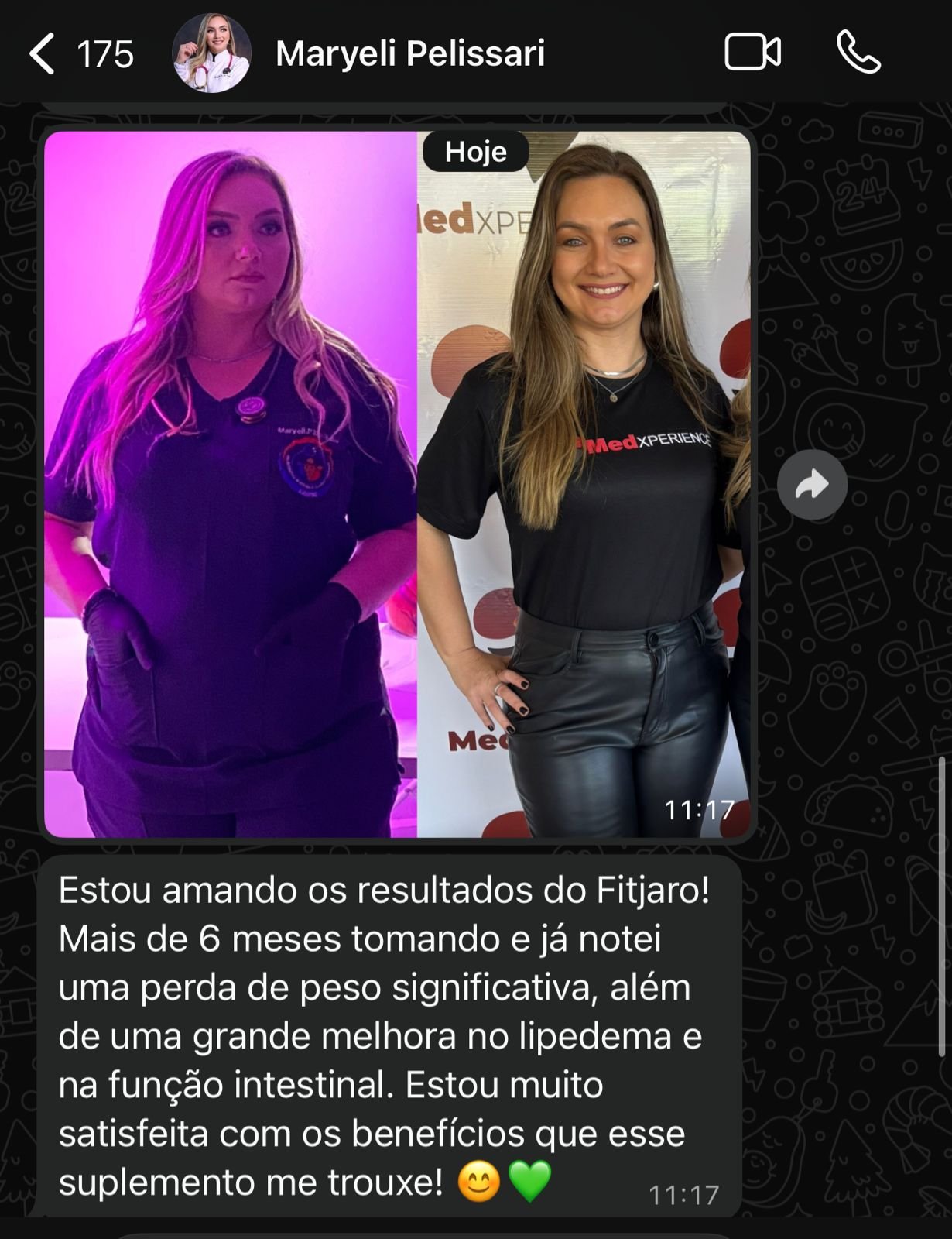 Resultado Real FitJaro Black - Antes e Depois 2